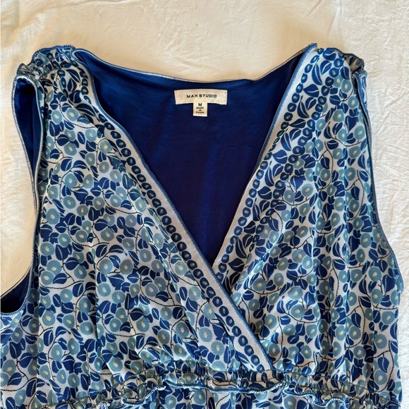 Max Studio Blue Floral Maxi Dress - Picture 2 of 3